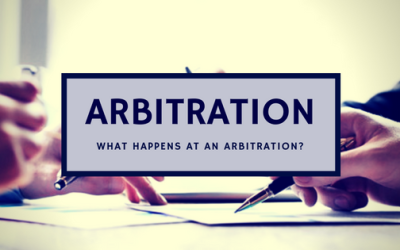 What Happens At An Arbitration - Do You Know Your Rights?