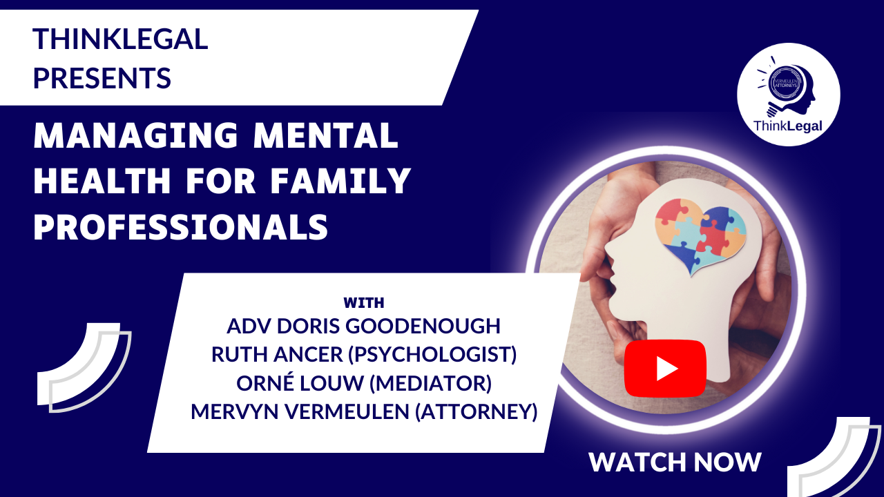 WEBINAR: Managing Mental Health for Family Professionals – ThinkLegal