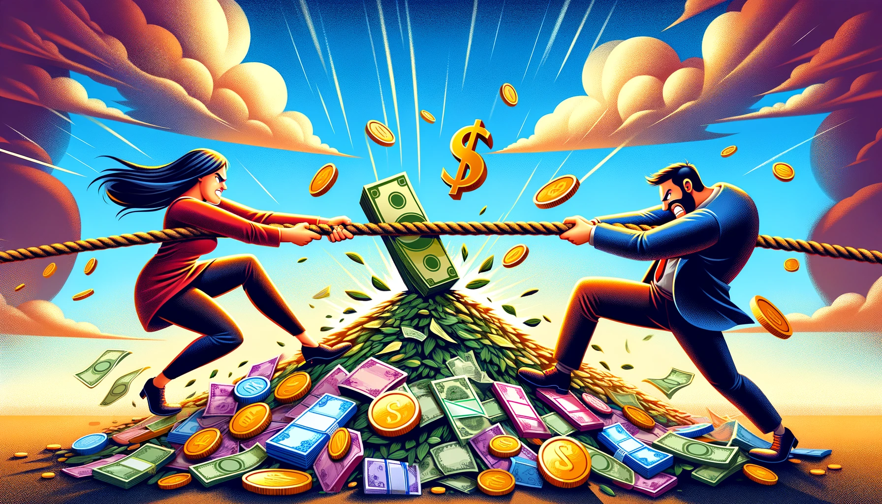 Money Tug Of War Money Tug Of War
