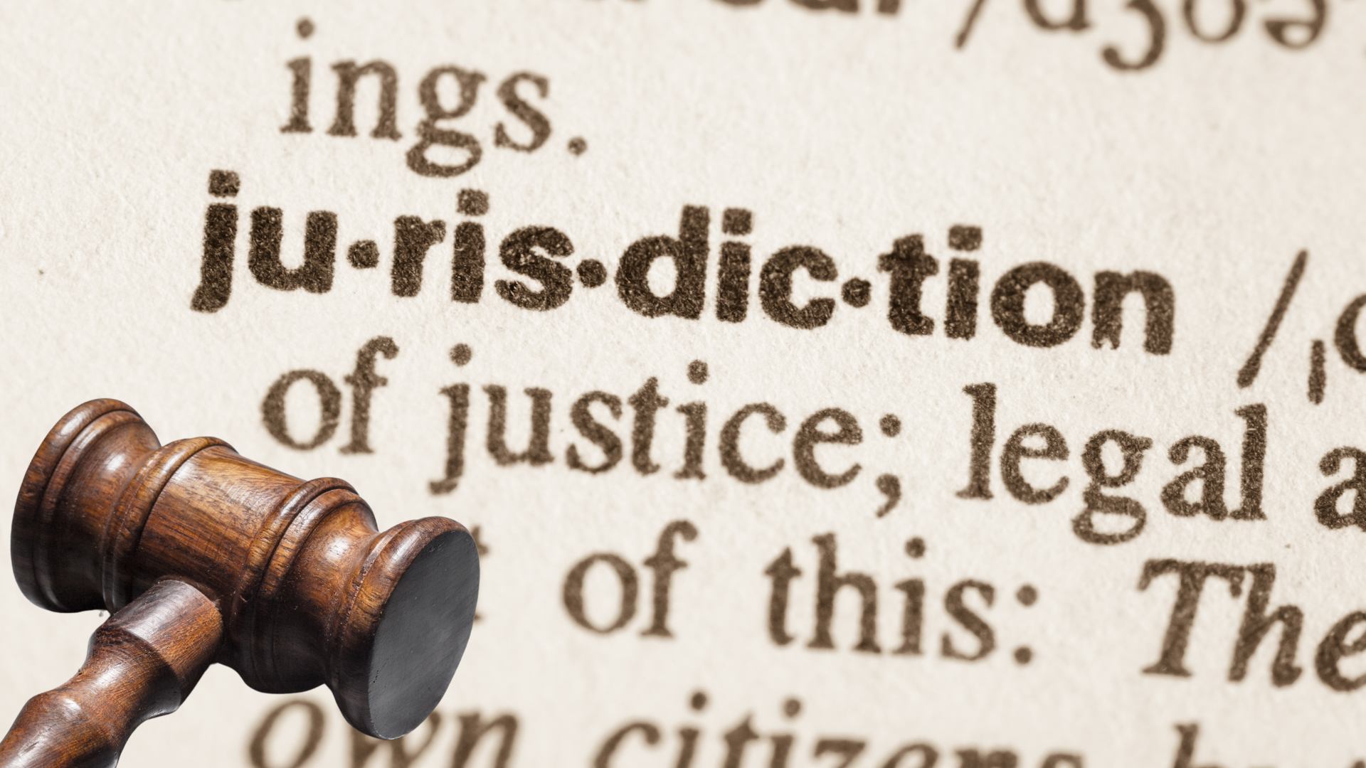 What Really Is Jurisdiction in General and How Is It Determined in Divorce Matters