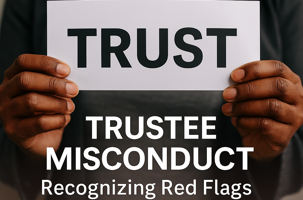 Trustee Misconduct: Recognizing Red Flags and Your Legal Remedies