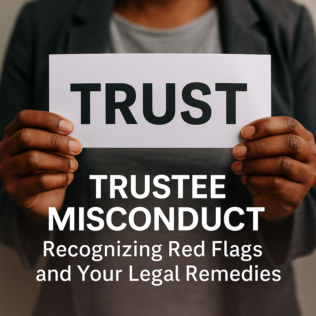 Trustee Misconduct Recognizing Red Flags and Your Legal Remedies