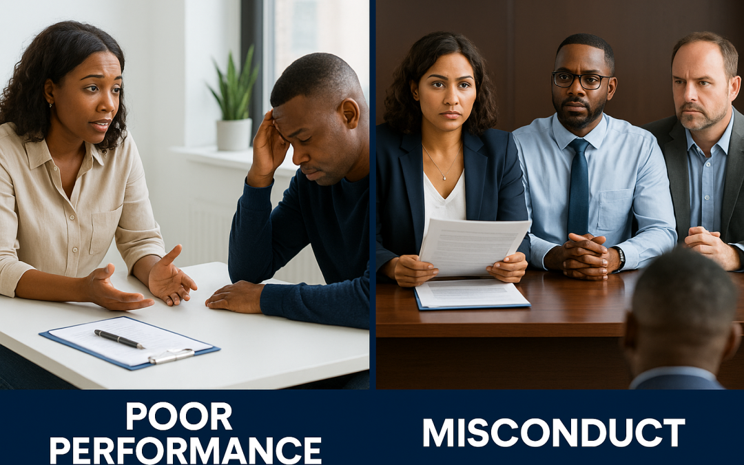 Misconduct vs Poor Performance in South Africa: An Overview for Employers