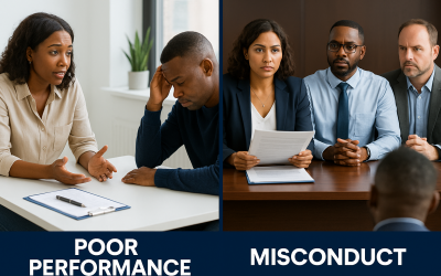 Misconduct vs Poor Performance in South Africa: An Overview for Employers