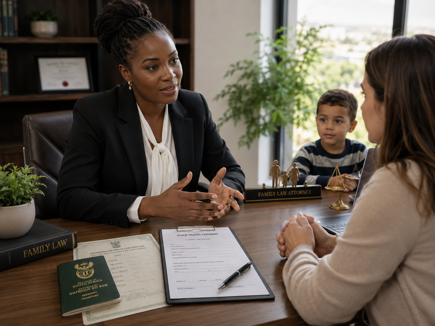 relocating with children from South Africa
