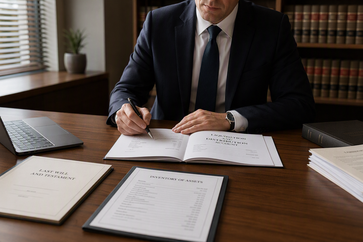 objecting to a liquidation and distribution account