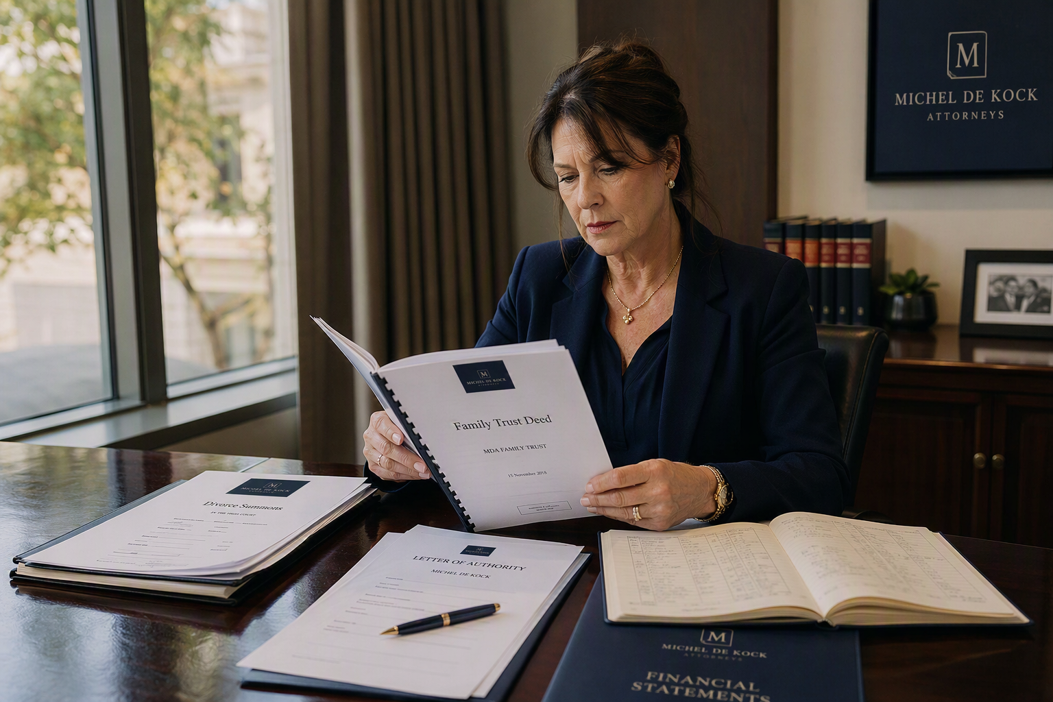joining a trust to a divorce