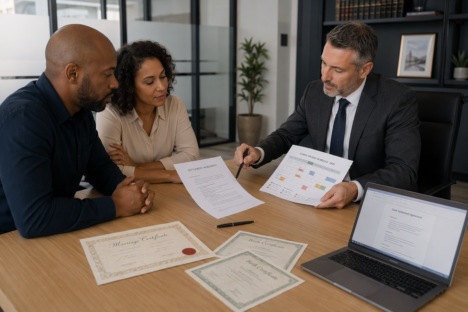 uncontested divorce with children